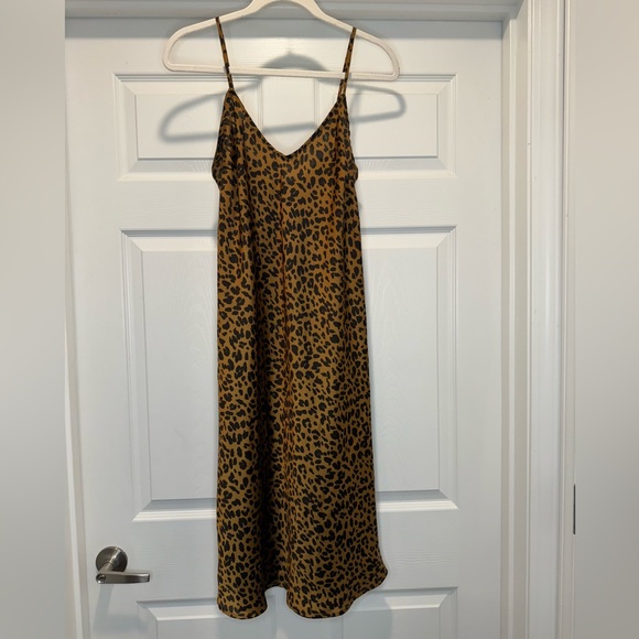 a new day Dresses & Skirts - Cheetah Print Midi Slip Dress